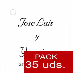 Etiquetas personalizadas - Etiqueta Modelo E03 (Paquete de 35 etiquetas 4x4) 